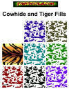 Cowhide Decals and Stickers