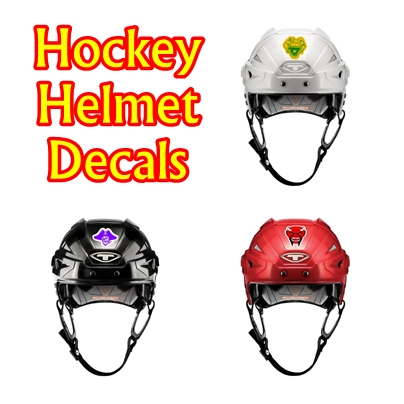Hockey Helmet Decals