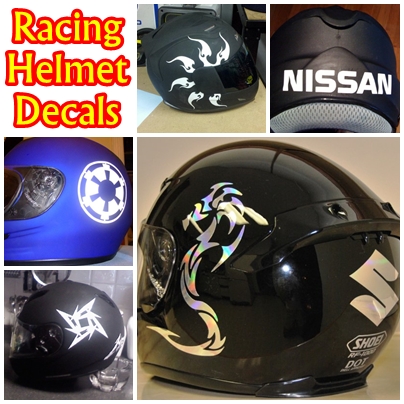 Motorcycle Helmet Decals