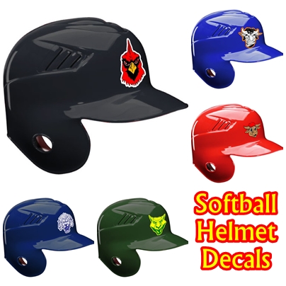 Softball Helmte Decals