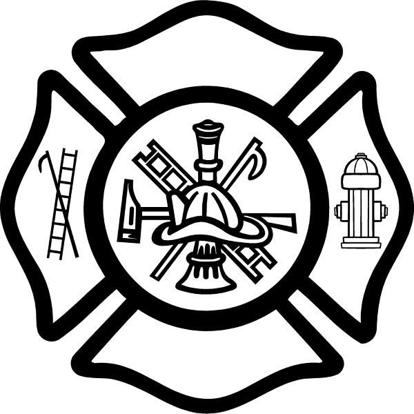 maltese cross clip art fire rescue - photo #25