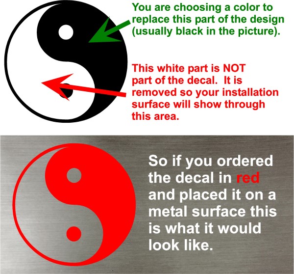 How to choose a color for your decal